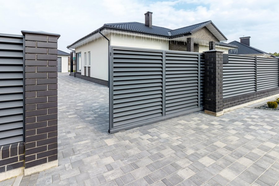 Compound Wall & Gate Installation